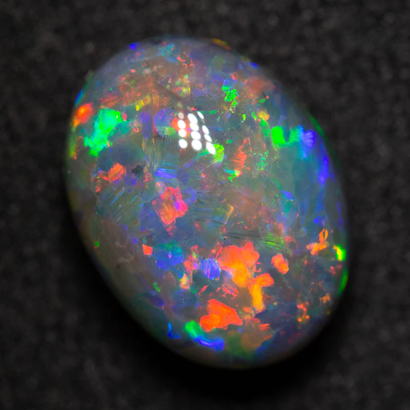 3.26 ct black opal 10.5x8x6.3mm - Image 3