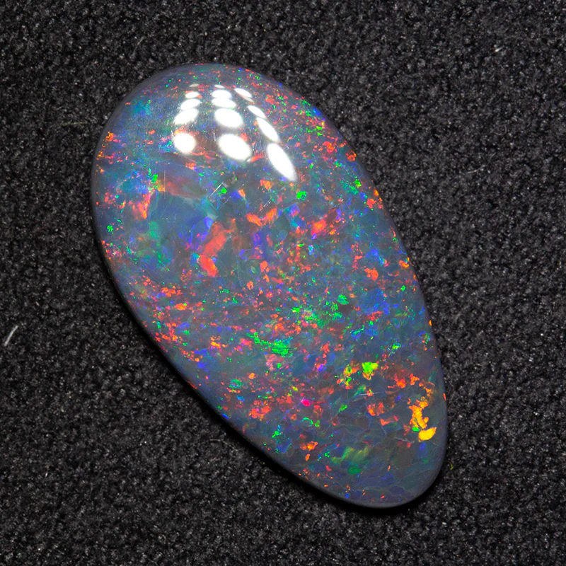 3.27 ct black opal gem 12.6x10x2.5mm - Image 3