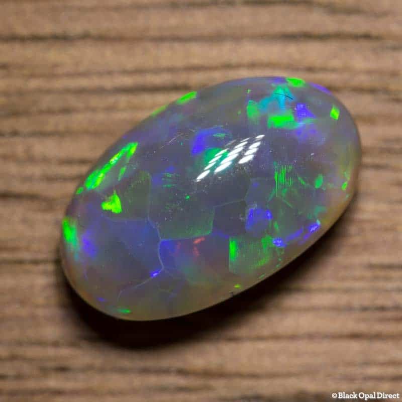 3.28 ct dark crystal opal 12x7x5mm - Image 3
