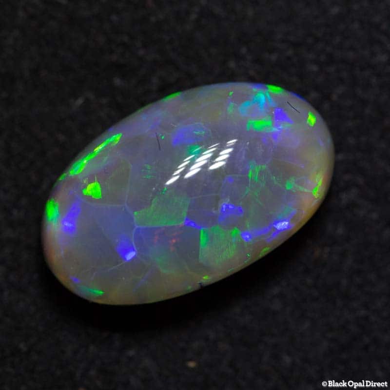 3.28 ct dark crystal opal 12x7x5mm - Image 4