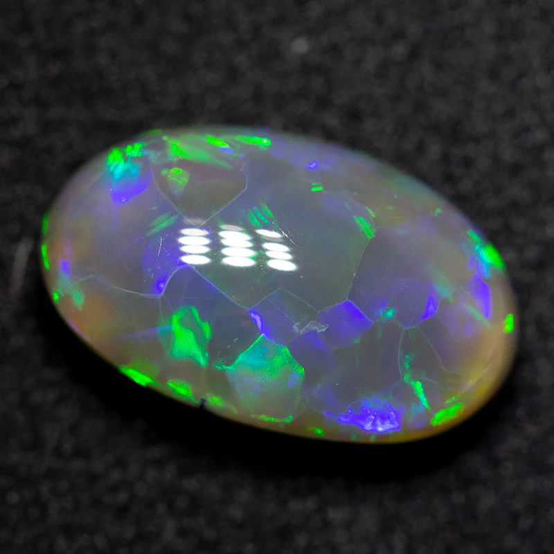 3.28 ct dark crystal opal 12x7x5mm - Image 2
