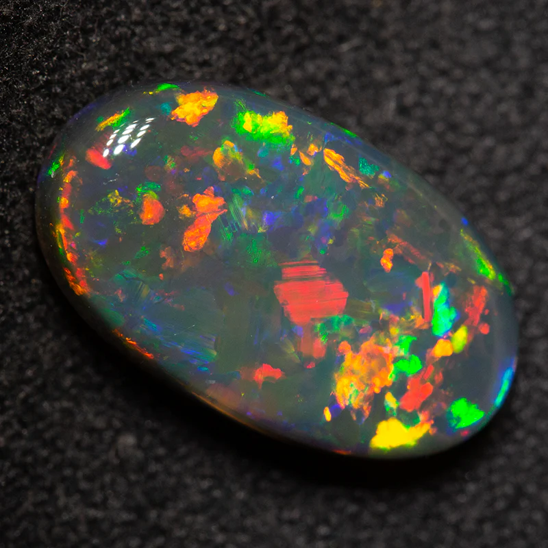 3.29 ct black opal 13x7.8x4.6mm - Image 2