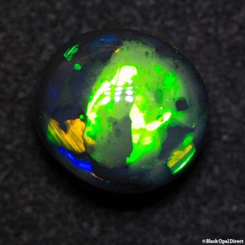 3.29 ct gem black opal 10x9x6mm - Image 4