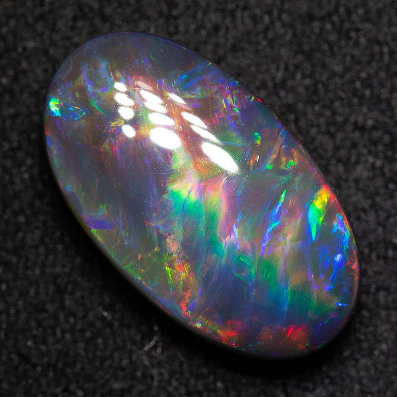 3.31 ct black opal 14.1x8.1x4.4mm - Image 2