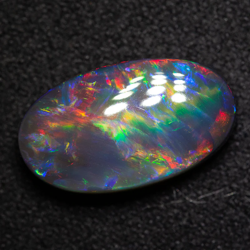 3.31 ct black opal 14.1x8.1x4.4mm - Image 4