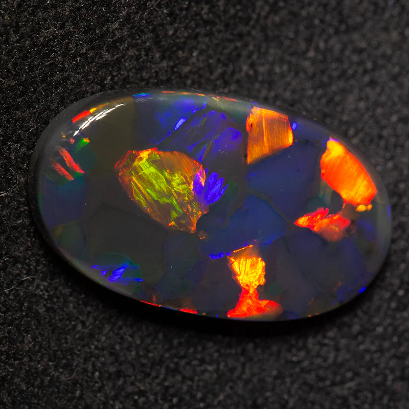 3.32 ct black opal 14.9x8.9x3.5mm - Image 3