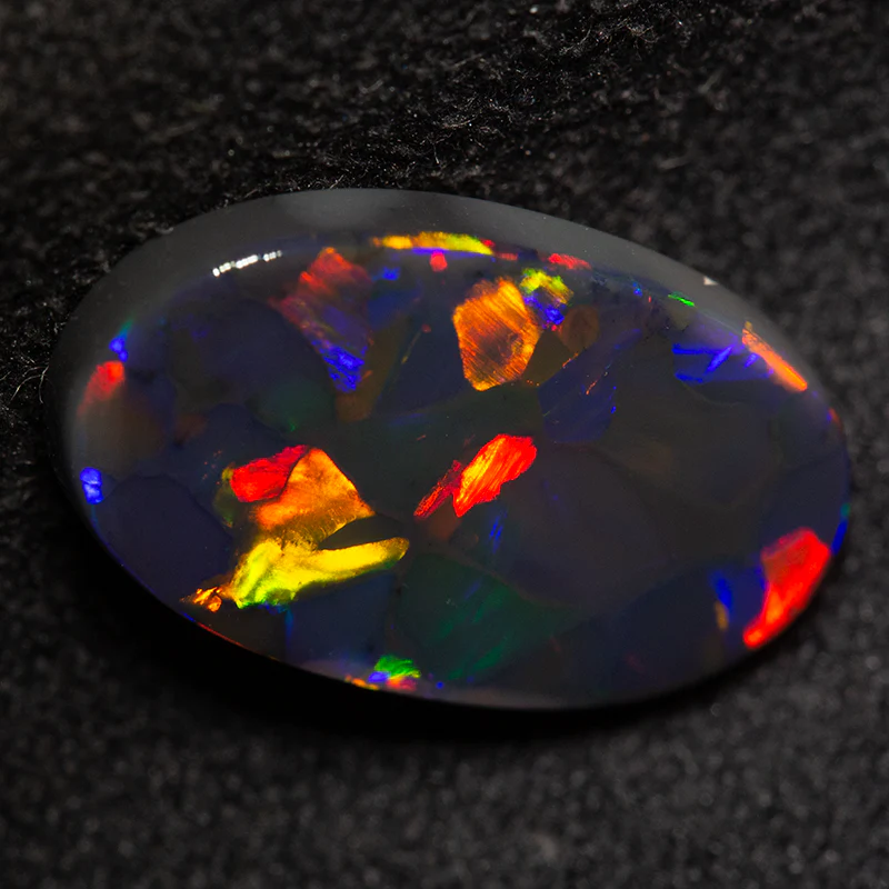 3.32 ct black opal 14.9x8.9x3.5mm - Image 5