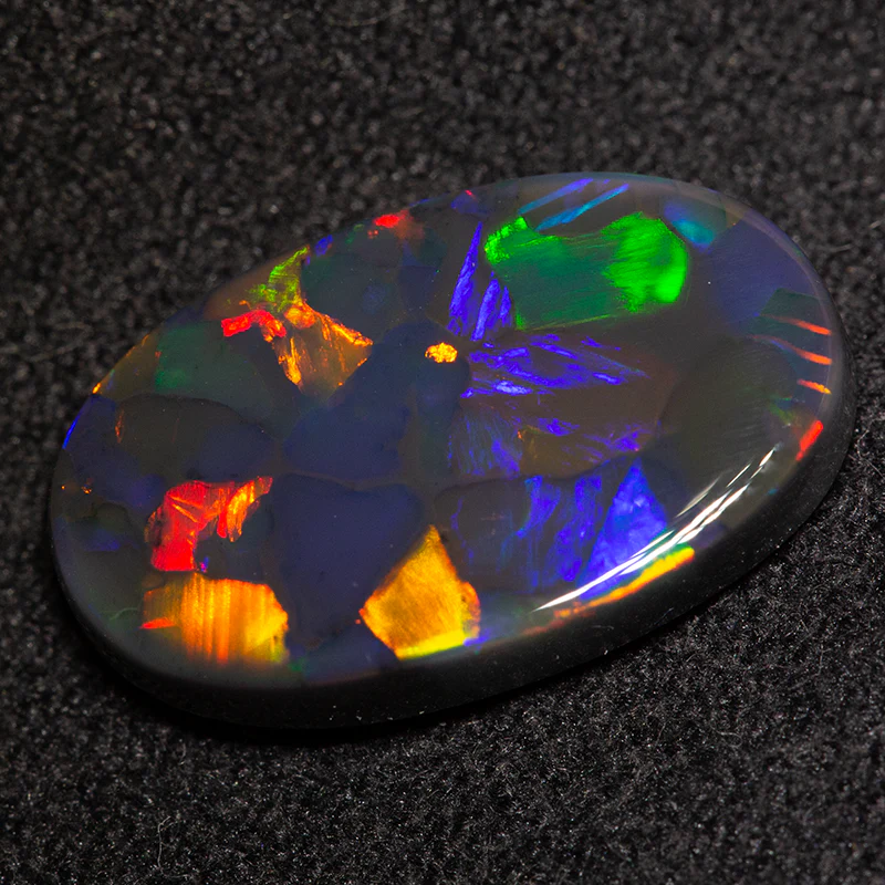 3.32 ct black opal 14.9x8.9x3.5mm - Image 6