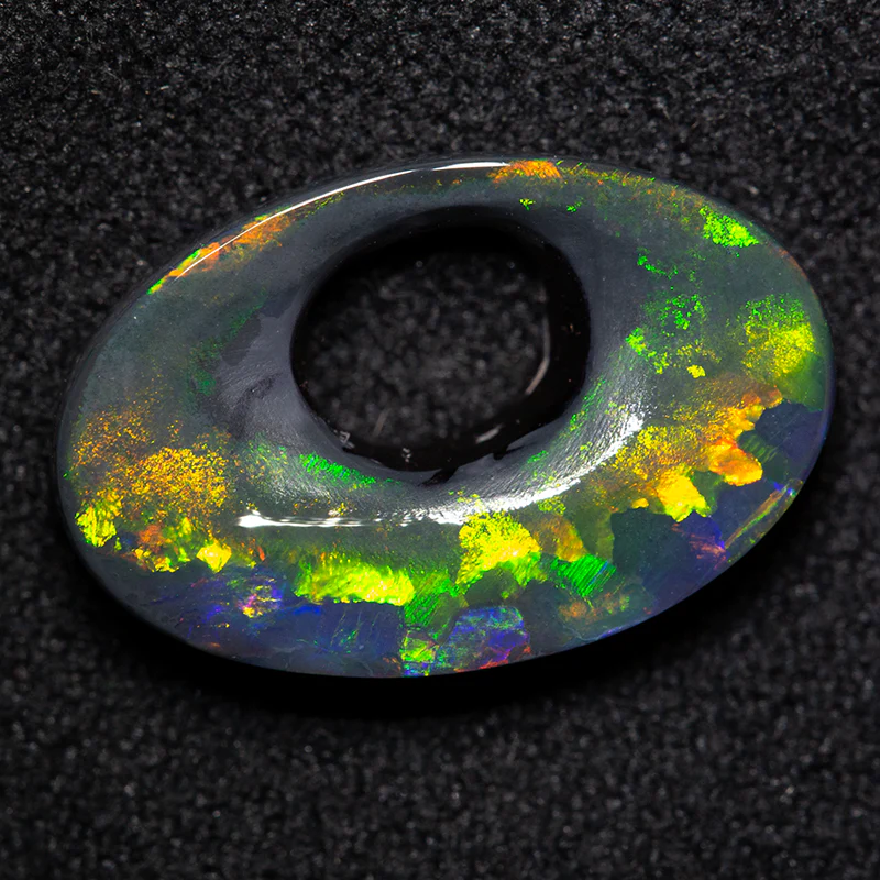 3.35 ct black opal eye 15.6x10.1x3.8mm - Image 2