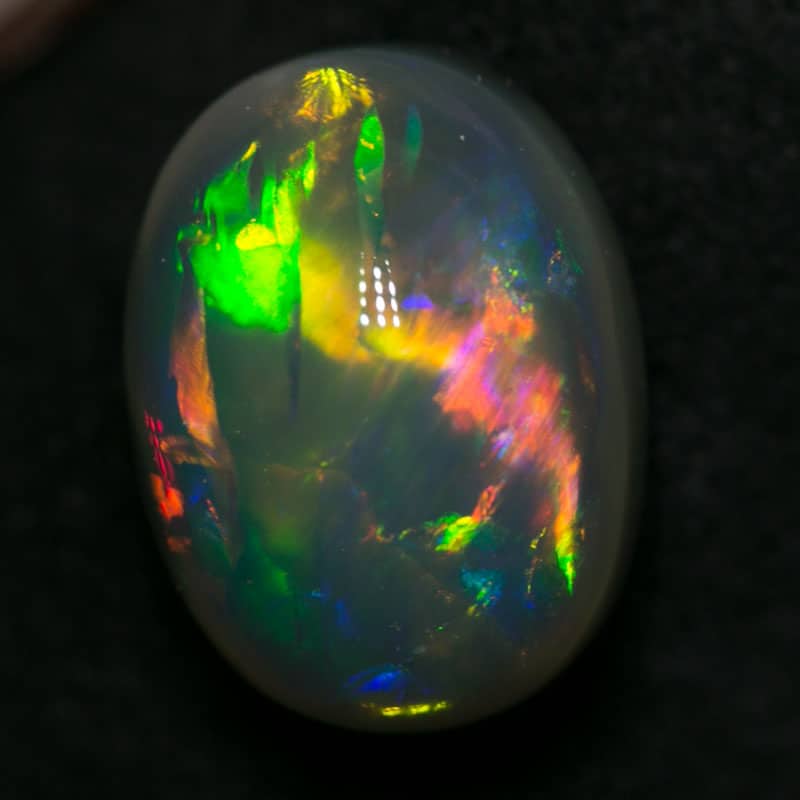 3.35ct gem black opal 10.5x8x6m m - Image 4