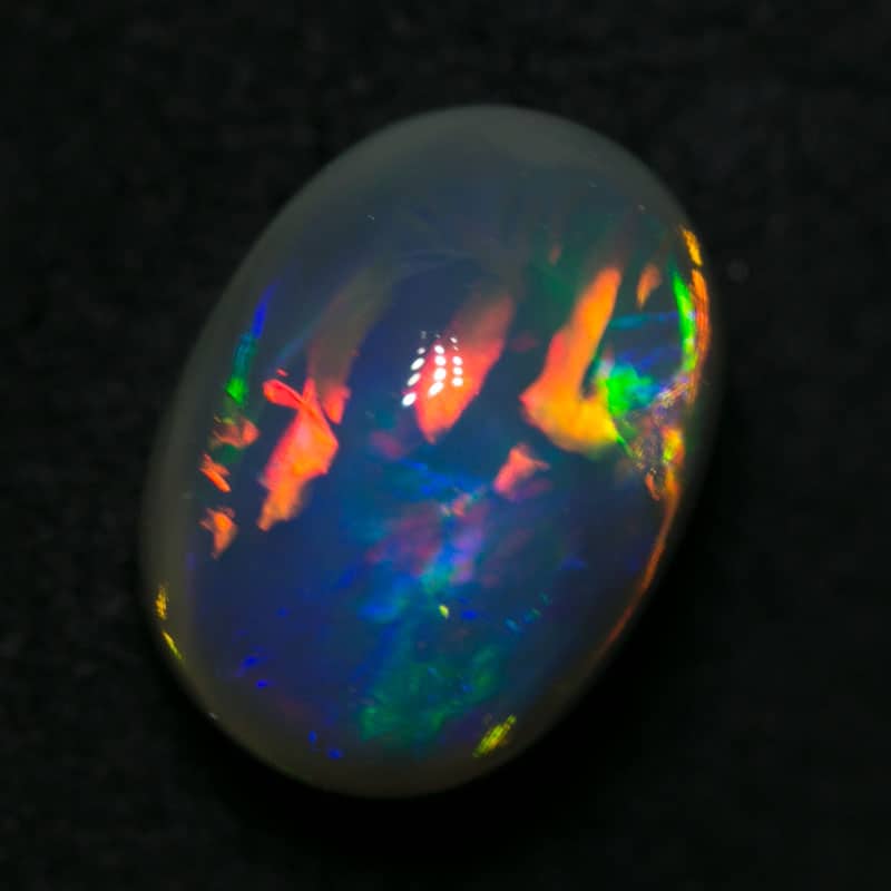 3.35ct gem black opal 10.5x8x6m m - Image 6