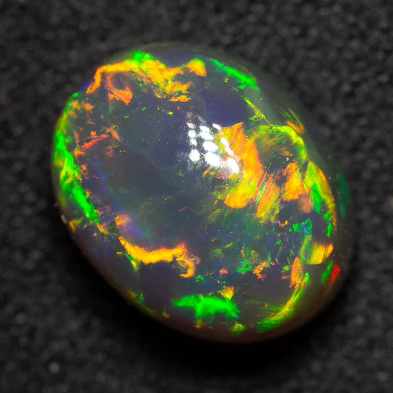 3.36 ct black opal 10.1x7.9x6.5mm - Image 4