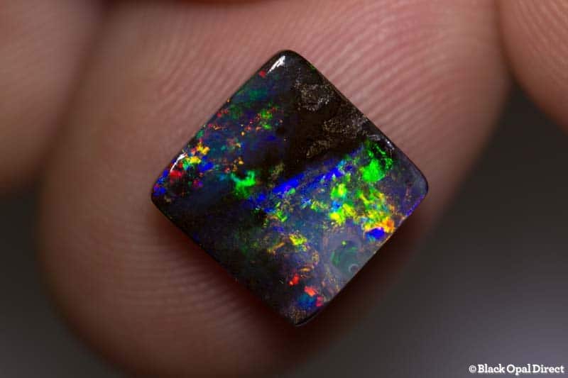 3.37 ct boulder opal square 10x10x3mm - Image 2