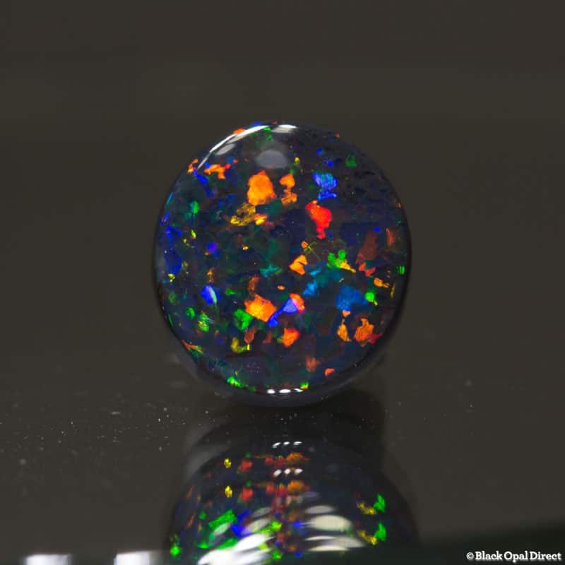 3.38 ct gem black opal collectors piece 10.5x9.8x4.5mm - Image 3