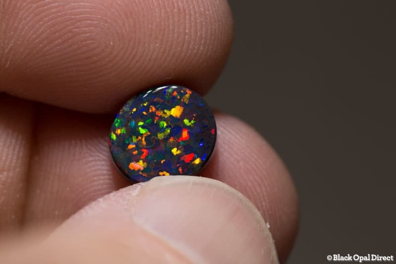 3.38 ct gem black opal collectors piece 10.5x9.8x4.5mm - Image 4