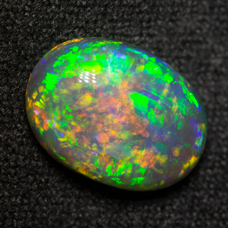 3.40 ct dark crystal opal 12x8.5x5.1mm - Image 3