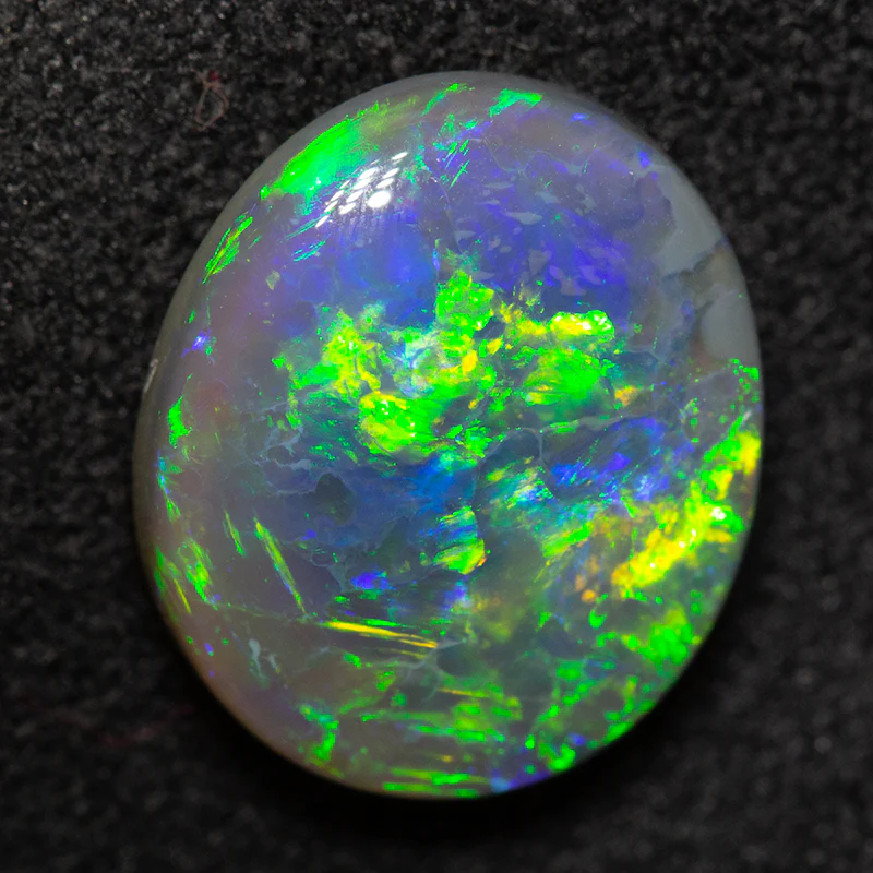 3.42 ct black opal 11.8x10x4.6mm - Image 2
