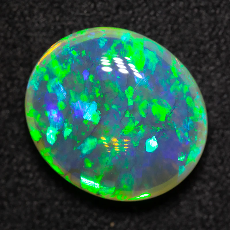 3.42 ct double-sided crystal opal 11.9x10.3x4.6mm - Image 2