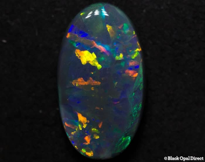 3.45 ct black opal gem 14x8x4.5mm - Image 2