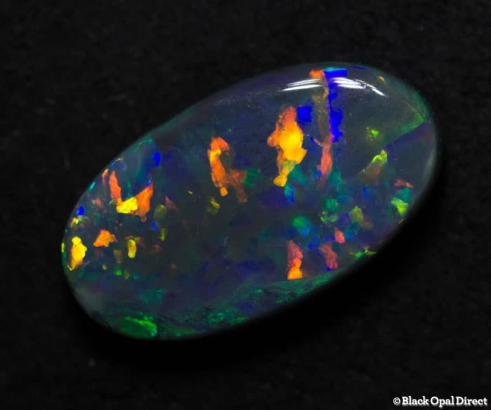 3.45 ct black opal gem 14x8x4.5mm - Image 3