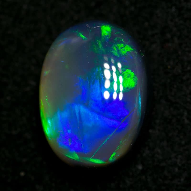 3.46 ct black opal 11x8x5mm - Image 3