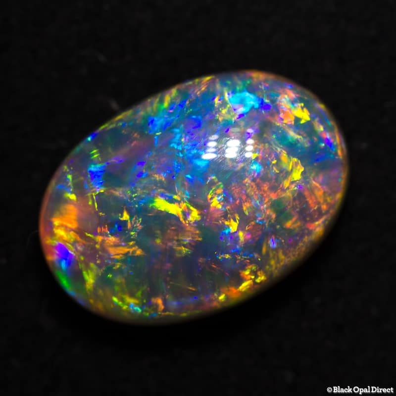 3.47 ct gem crystal opal 12x8.5x5mm - Image 3