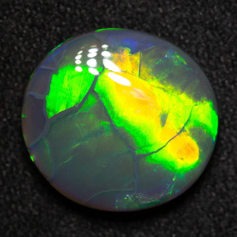 3.48 ct black opal 12x11.2x4.1mm - Image 2