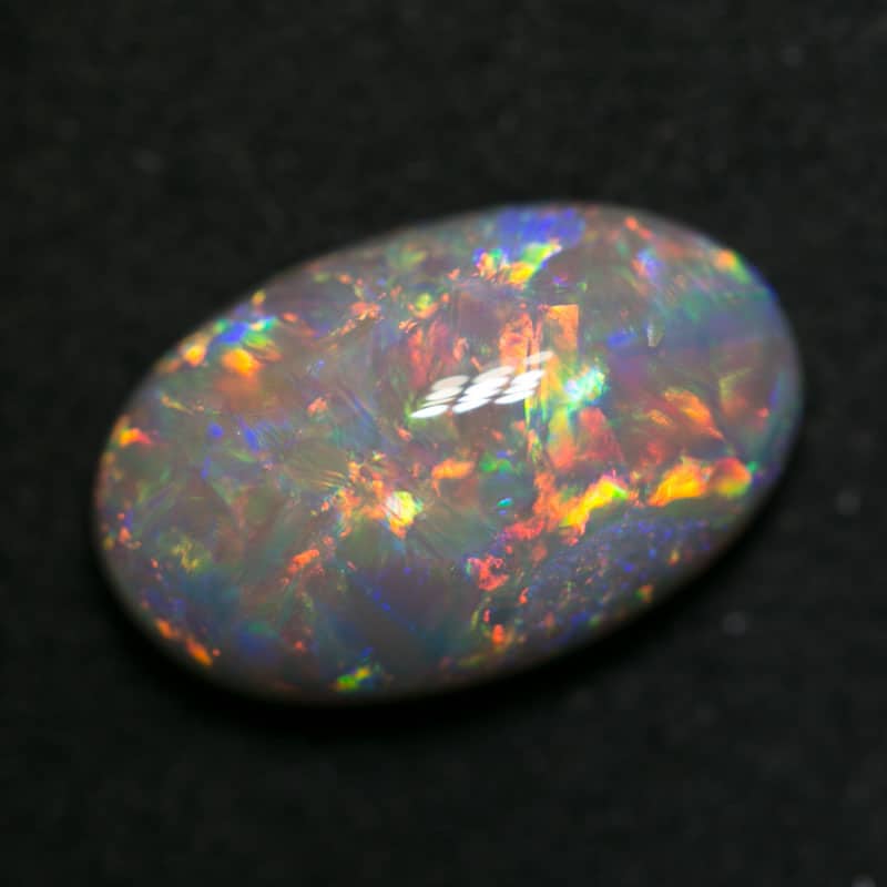 3.49 ct double sided crystal opal 13x8x5mm - Image 3