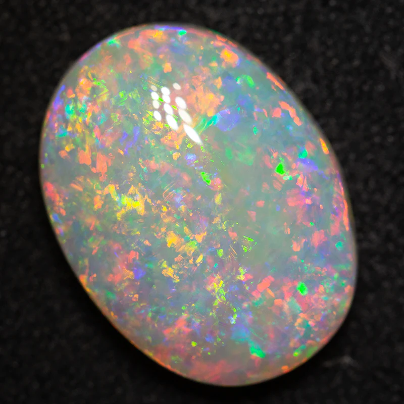 3.49 ct white opal 13x9.8x4.2mm - Image 3