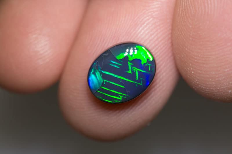 3.50 ct black opal 11x9x5mm - Image 3