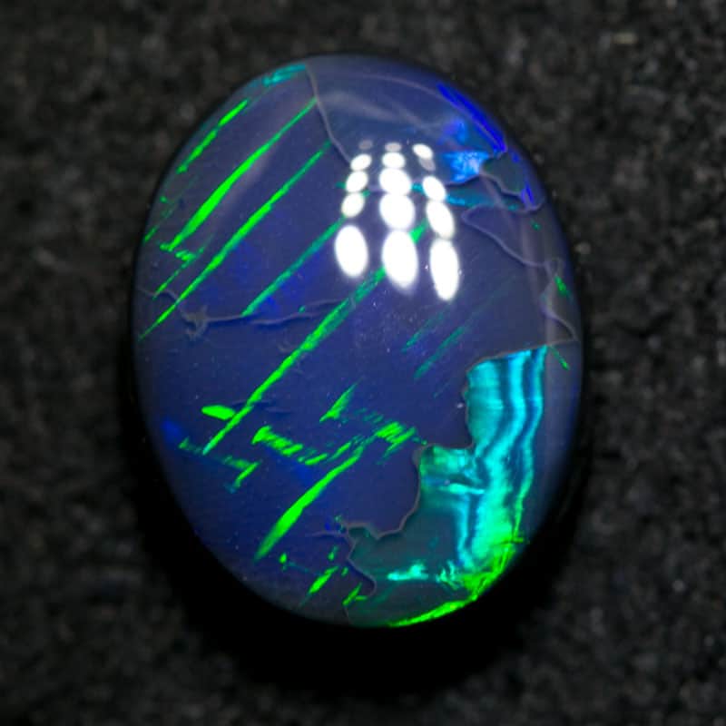 3.50 ct black opal 11x9x5mm - Image 4