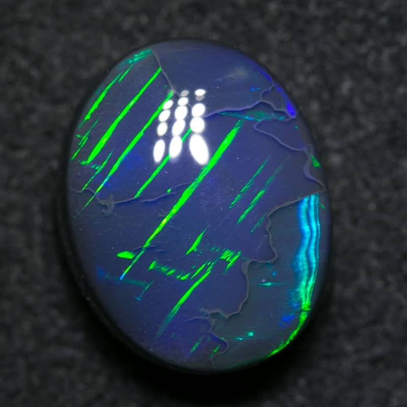 3.50 ct black opal 11x9x5mm - Image 5