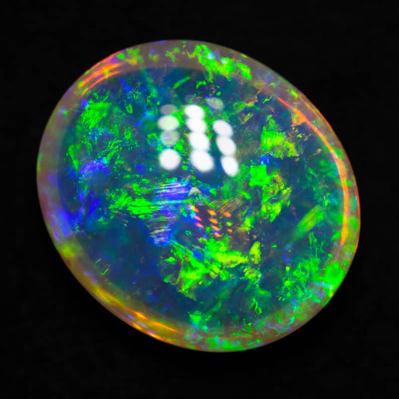 3.50 ct gem crystal opal 12x10.2x4.8mm - Image 2