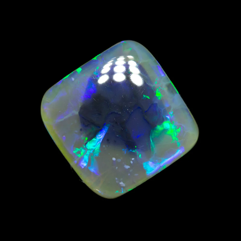 3.51 ct black opal 9.5x9.4x4.9mm - Image 2