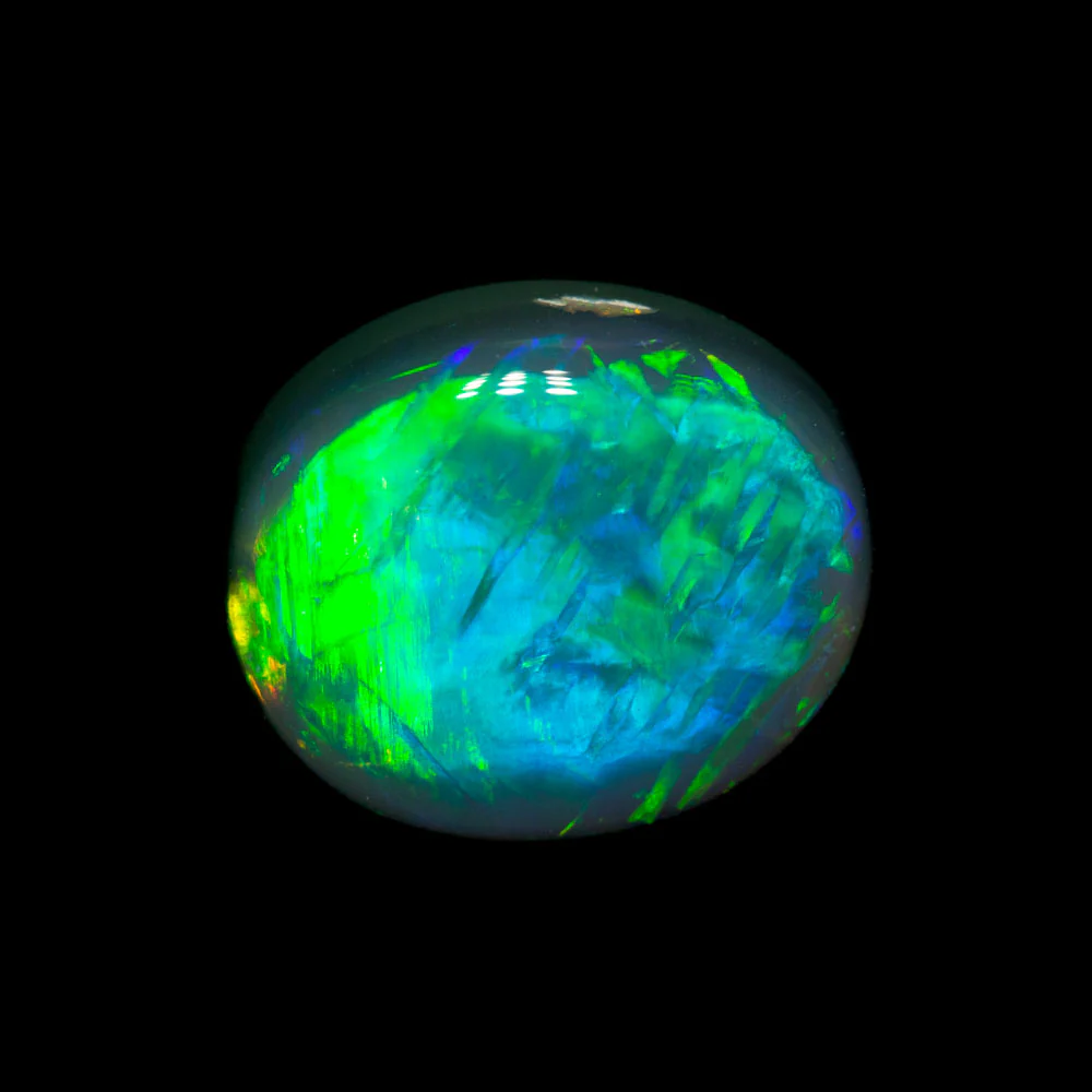 3.53 ct gem black opal 10.4x8.7x5.8mm - Image 2
