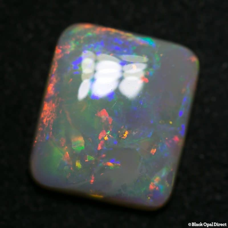 3.57 ct cushion cut white opal 12x10.5x3mm - Image 3