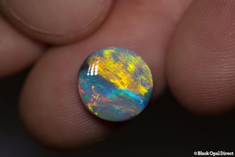 3.57 ct light opal 12mm round x4mm - Image 2