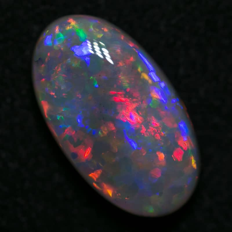3.58 ct gem dark opal 14x8x5mm - Image 2