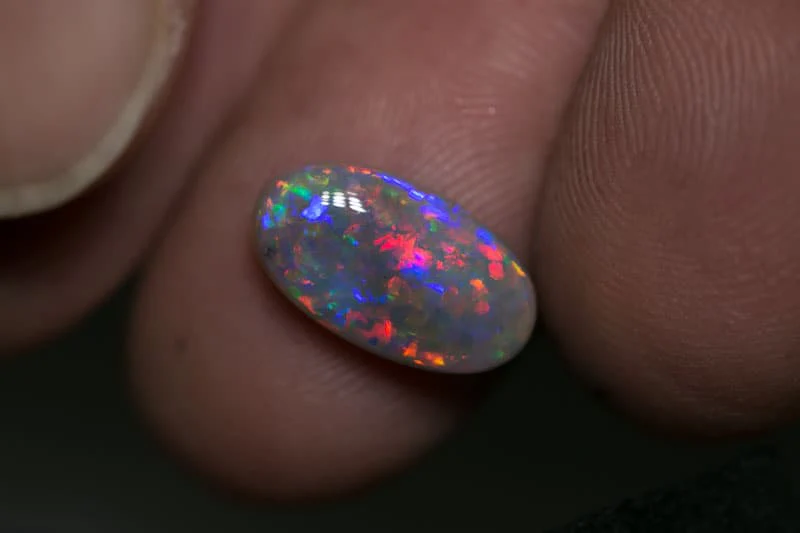 3.58 ct gem dark opal 14x8x5mm - Image 3