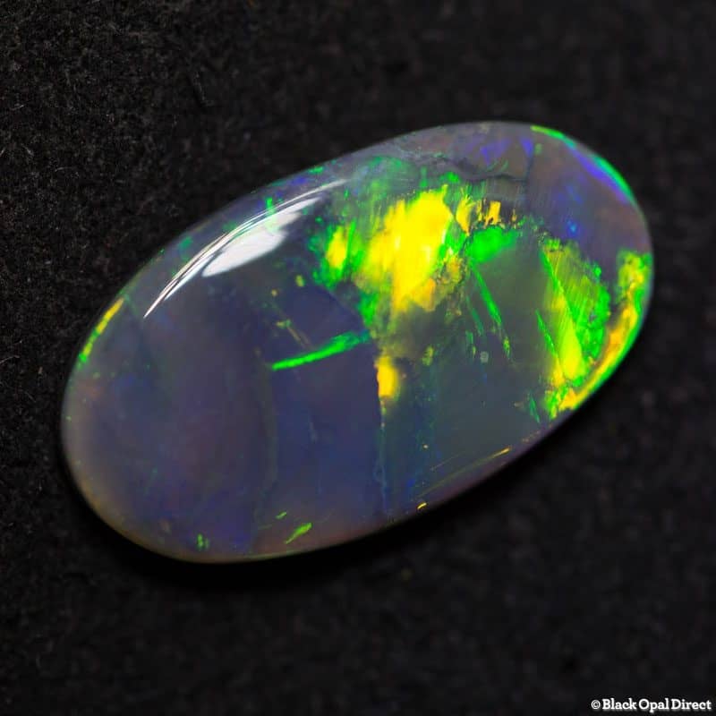 3.58 ct semi black opal 16.5x10x3mm - Image 3