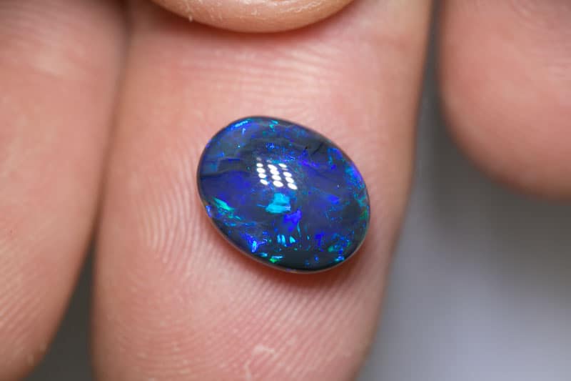 3.59 ct black opal 11.5x9x5.5mm - Image 4