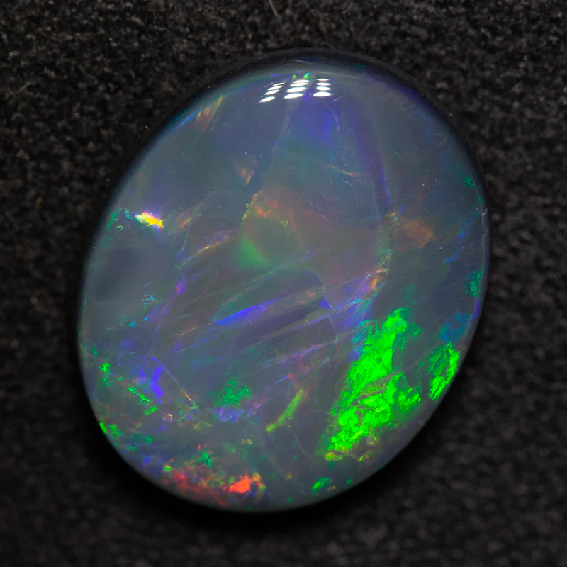 3.59 ct black opal 12.6x10.4x4mm - Image 2
