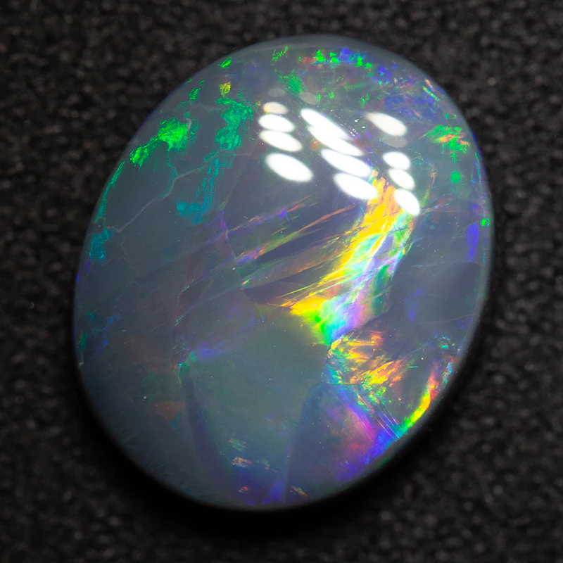 3.59 ct black opal 12.6x10.4x4mm - Image 3