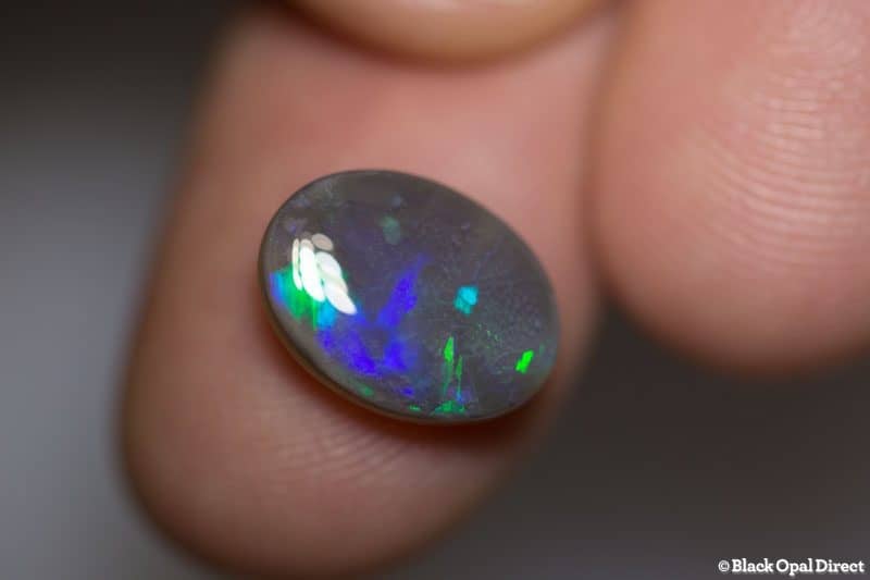 3.59 ct semi black opal 13x10x4mm - Image 3