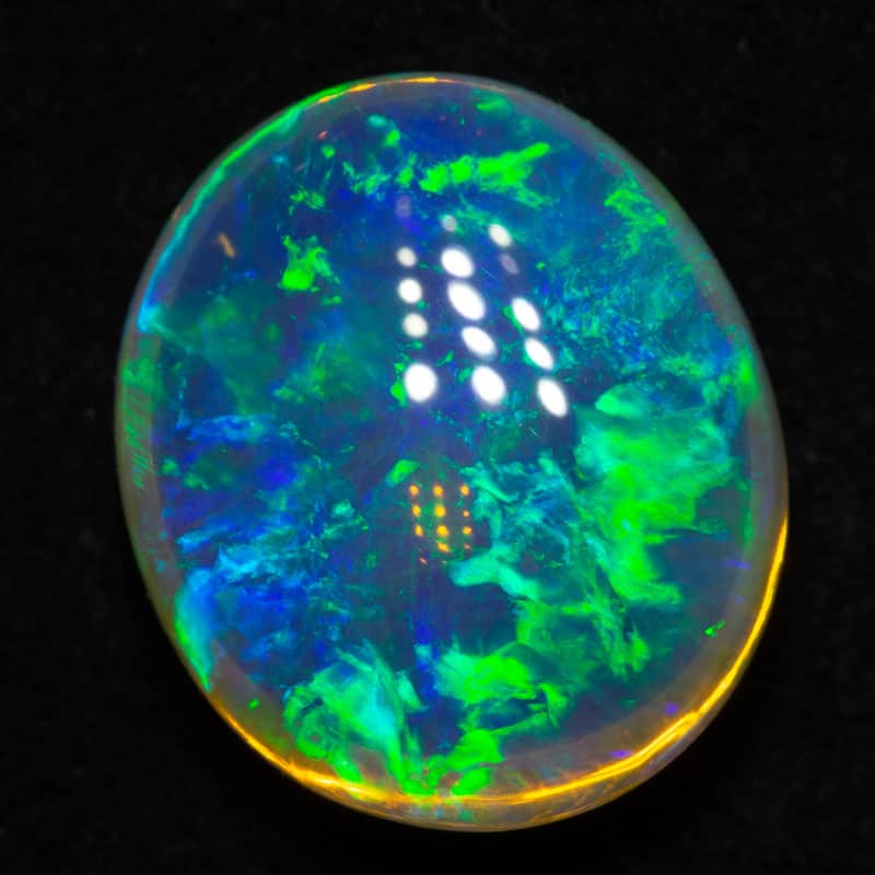 3.60 ct gem crystal opal 12.2x10.5x5mm - Image 2