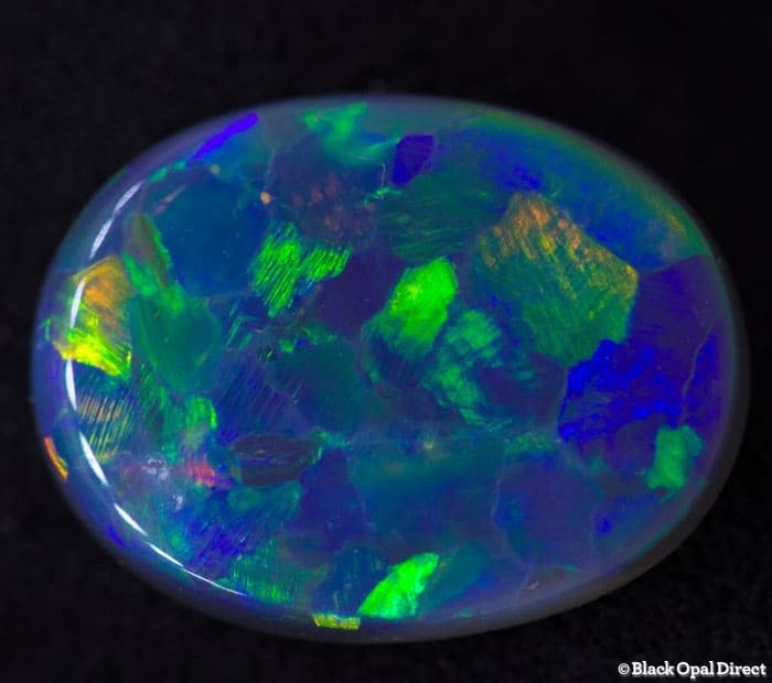 3.61 ct black opal 15x11x3mm - Image 2