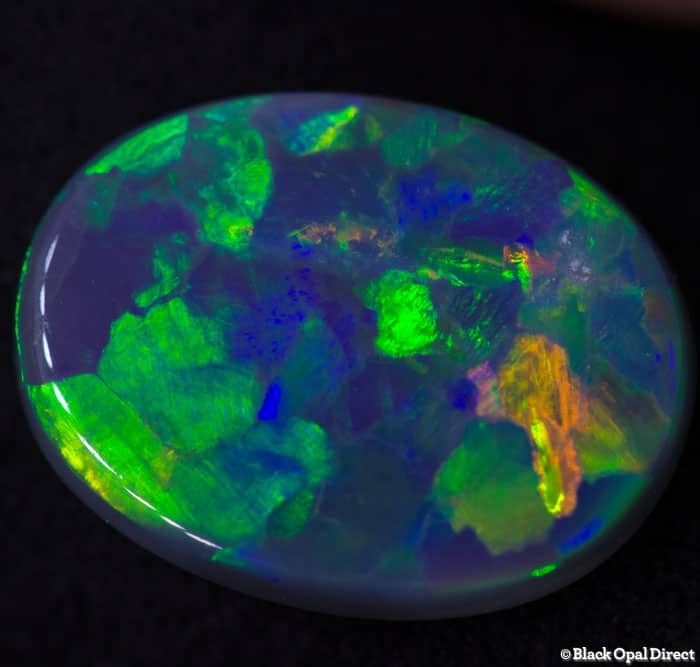 3.61 ct black opal 15x11x3mm - Image 3