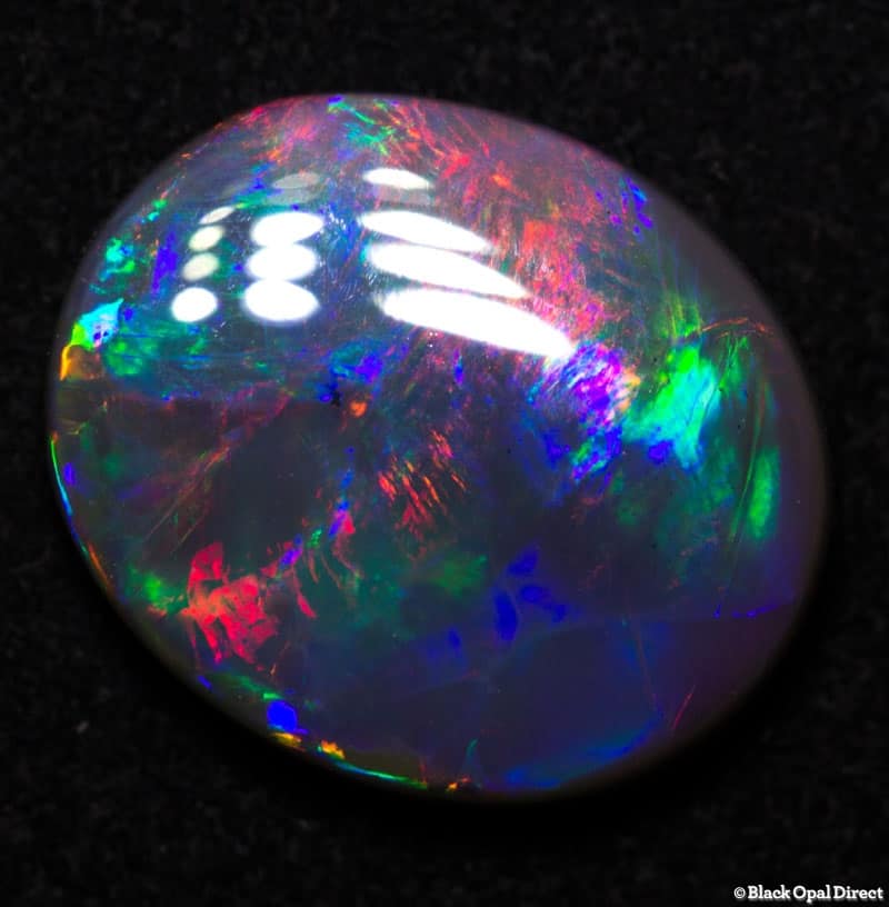 3.62 ct semi black opal 14x11.5x3mm - Image 2
