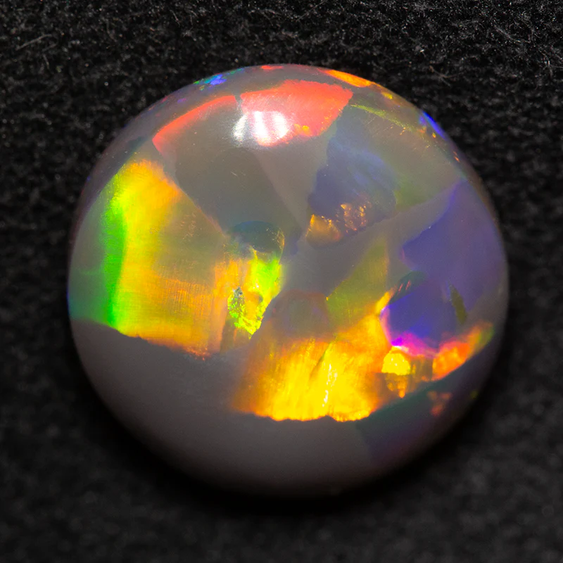 3.63 ct double-sided black opal 11.6x10.8x4.6mm - Image 4