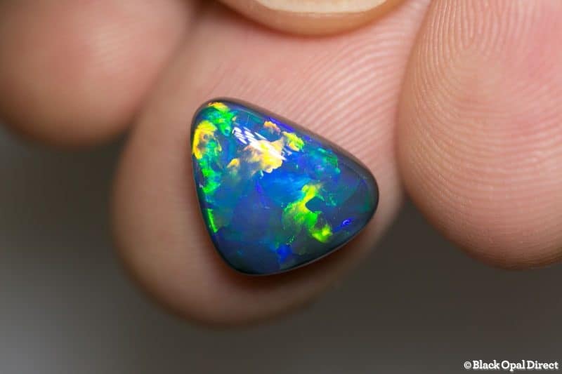 3.65 ct black opal 13x10x4mm - Image 2